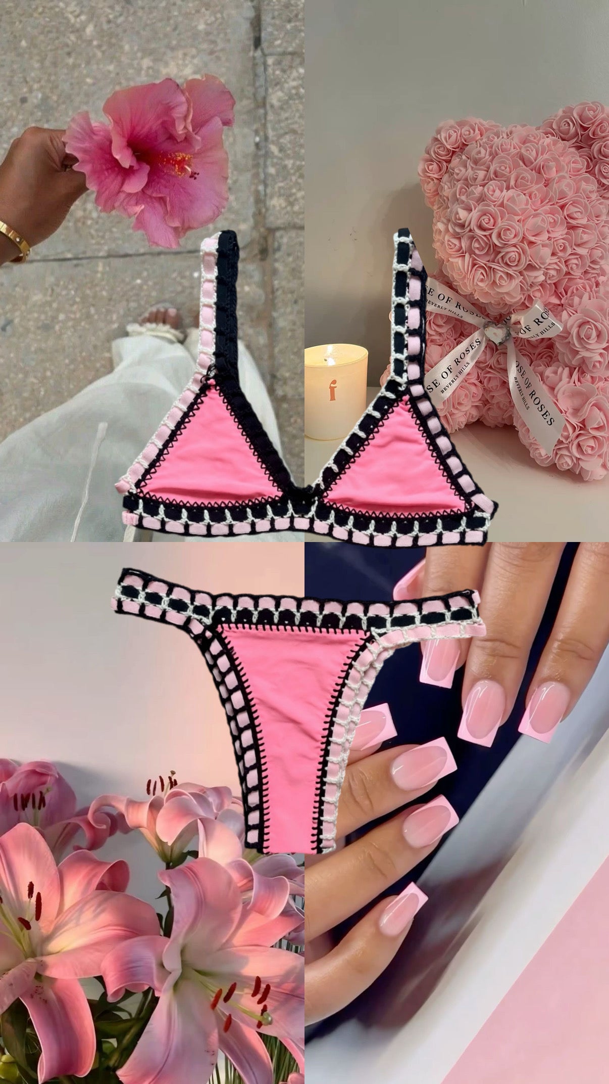 Bikini en crochet – 8 Coloris