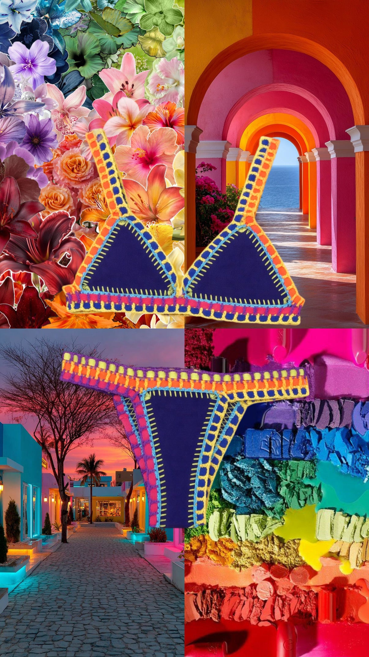 Bikini en crochet – 8 Coloris