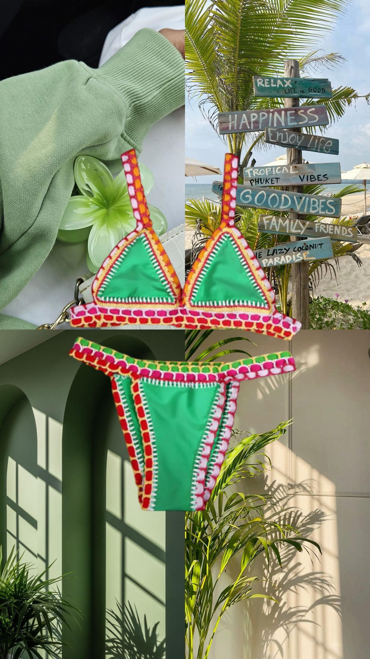 Bikini en crochet – 16 Coloris