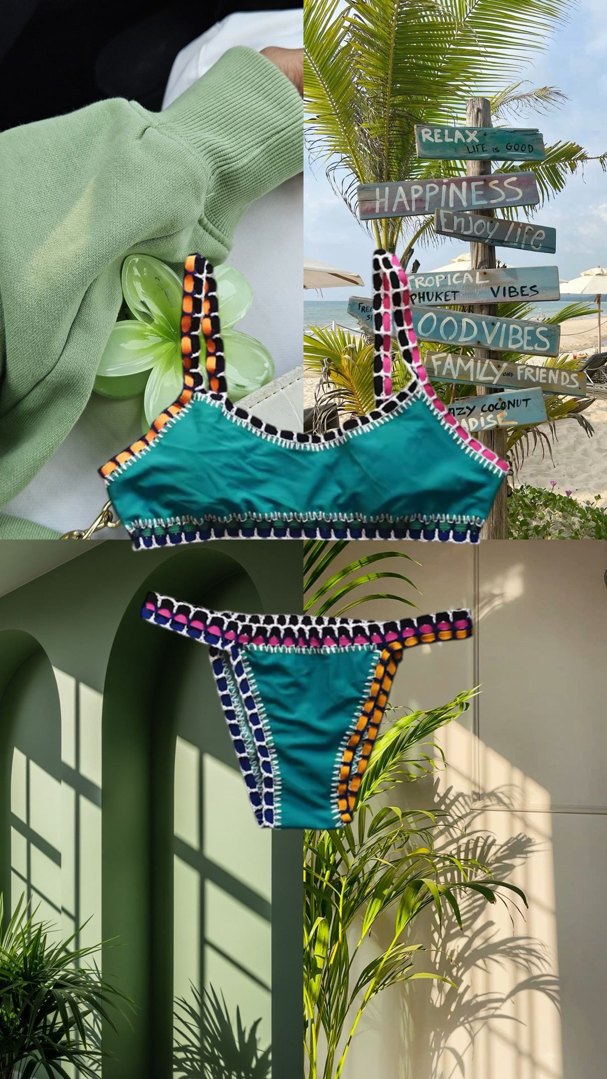 Maillot de bain bandeau - 14 coloris
