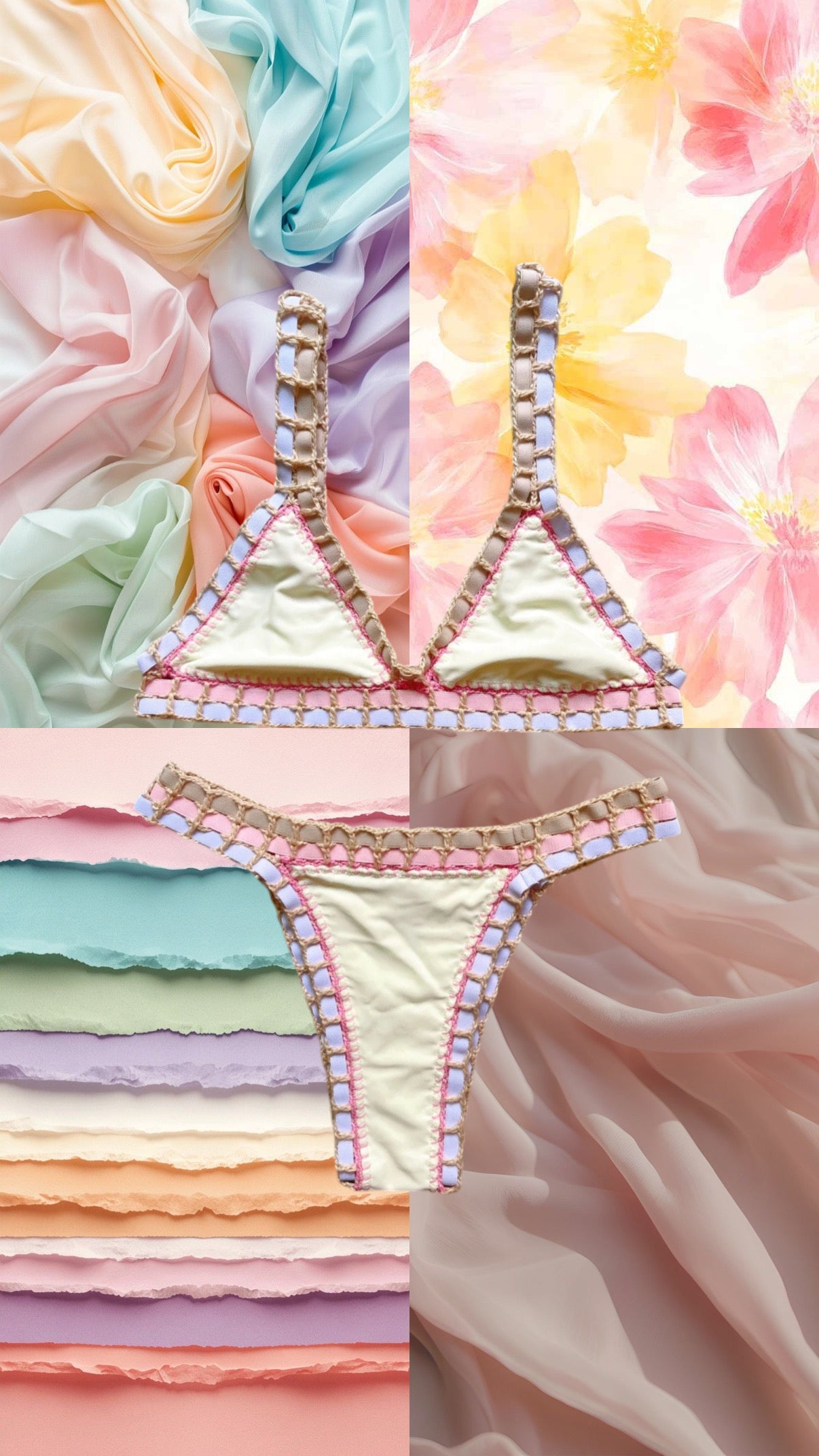Bikini en crochet – 8 Coloris