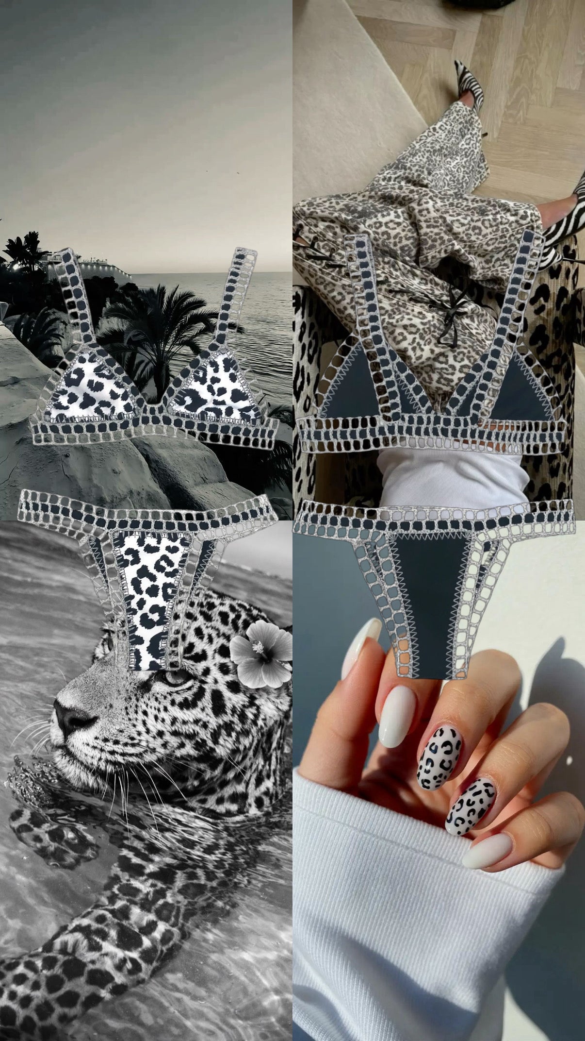 Réversible - léopard 🐆🔄  2 modèles