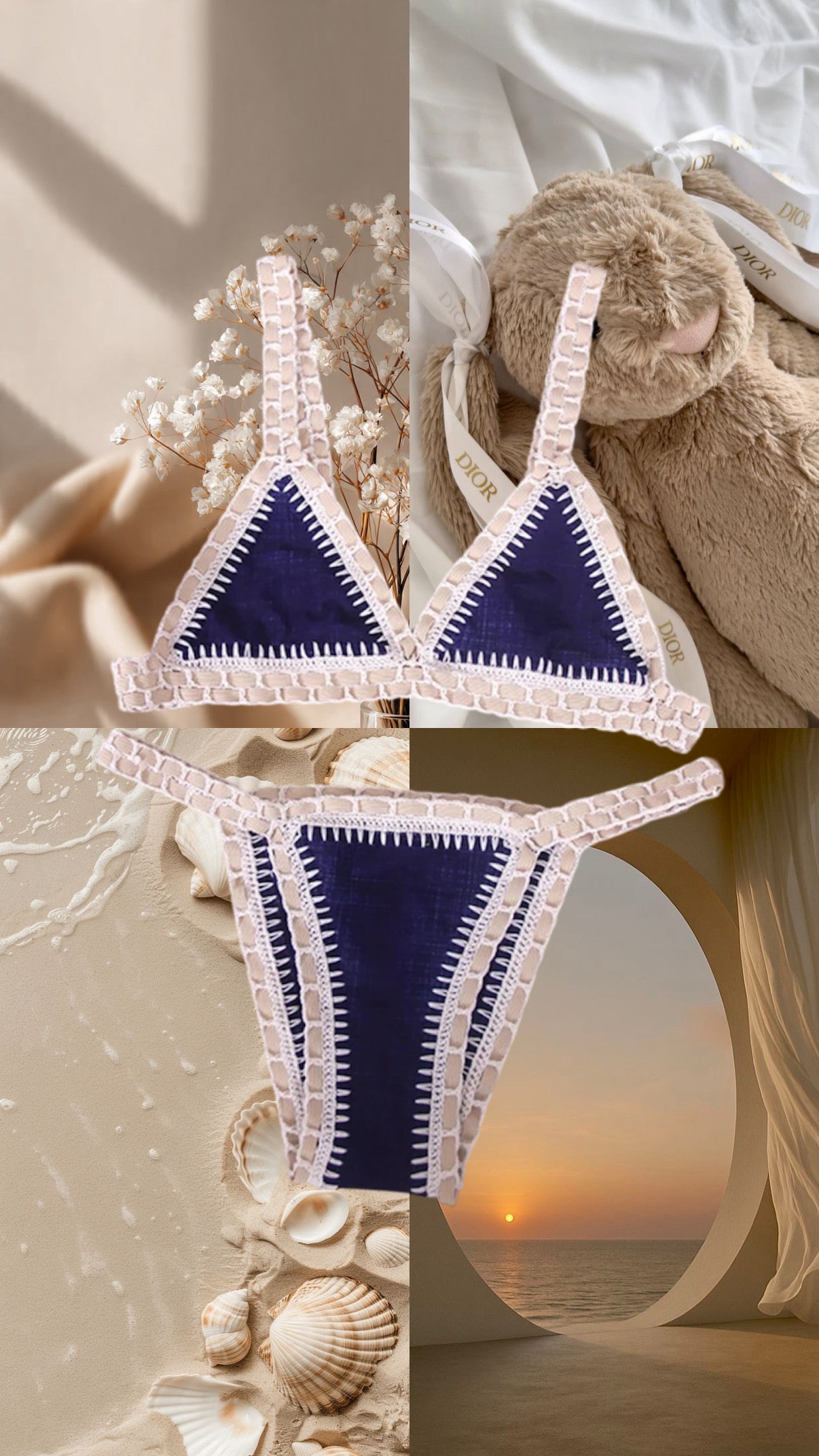 Bikini en crochet – 16 Coloris